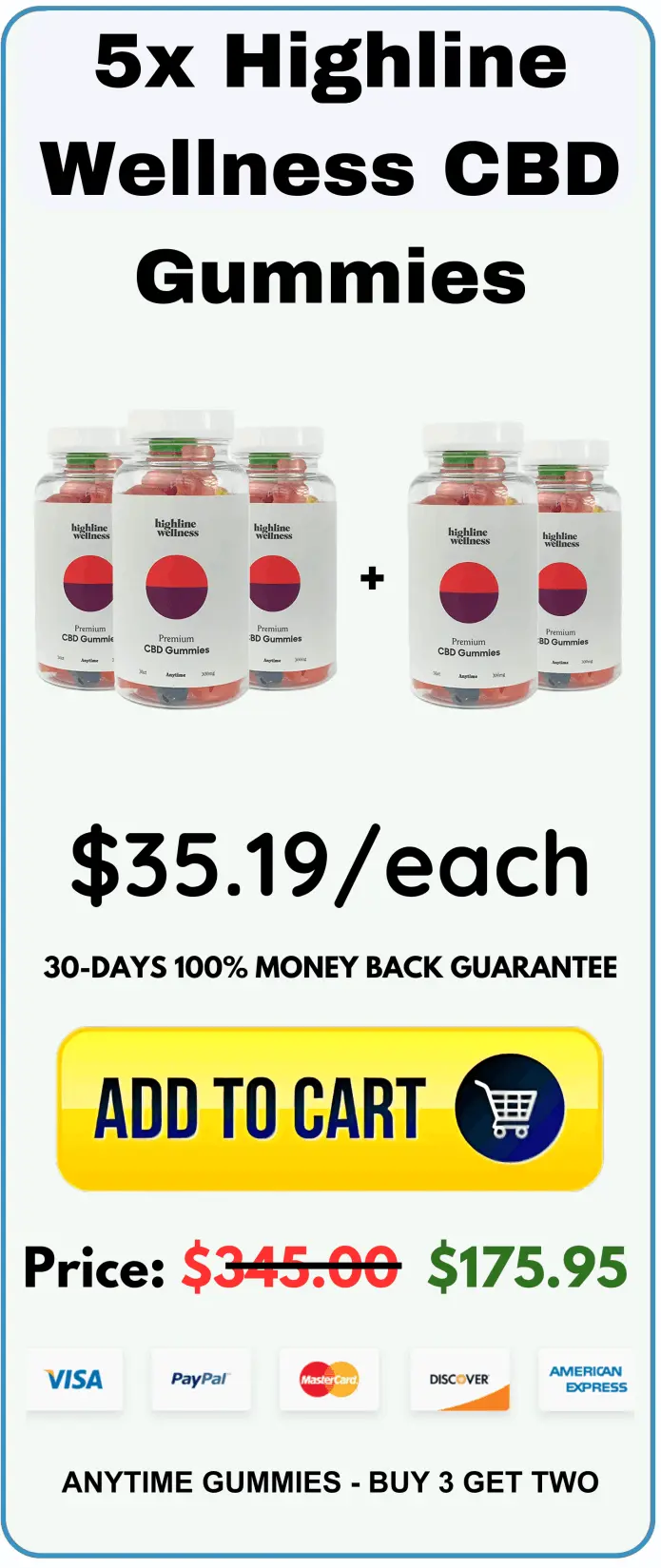 Highline Wellness CBD Gummies offer package price 